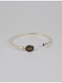 Bracelet argent Diamants noirs Quartz fumé BR TOKO 2 DIA BLK SQTZ T BLK Q Rosa Maria Jewerlly