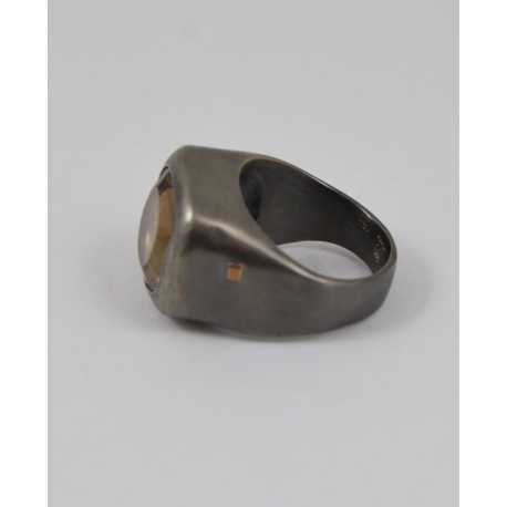 Bague en argent 1 Quartz fumé JIRA ST DIX SQTZ Rosa Maria Jewellery boutique Strasbourg bijoux concept store online ring