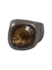 Bague en argent 1 Quartz fumé JIRA ST DIX SQTZ Rosa Maria Jewellery boutique Strasbourg bijoux concept store online ring