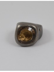 Bague en argent 1 Quartz fumé JIRA ST DIX SQTZ Rosa Maria Jewellery boutique Strasbourg bijoux concept store online ring