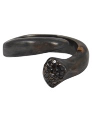 Bague argent Diamants noirs 41p PONNIE 2 TW ST DIA BLK Rosa Maria Jewellery boutique Strasbourg concept store bijoux 