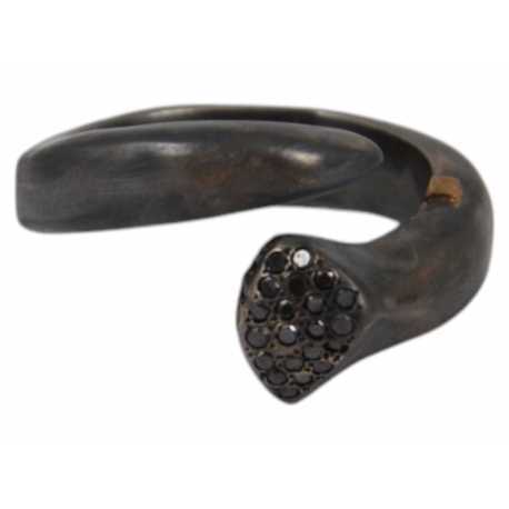 Bague argent Diamants noirs 41p PONNIE 2 TW ST DIA BLK Rosa Maria Jewellery boutique Strasbourg concept store bijoux 