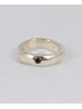 Bague argent 1 Diamant noir JUDD H DIX BLK Rosa Maria Jewellery boutique Strasbourg concept store bijoux online ring
