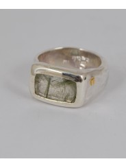 Bague argent Quartz Rutilé Vert NASILA DIX GRN RQTZ Rosa Maria Jewellery boutique Strasbourg concept store bijoux store