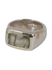 Bague argent Quartz Rutilé Vert NASILA DIX GRN RQTZ Rosa Maria Jewellery boutique Strasbourg concept store bijoux store