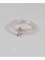 Bague anneau croisé argent sterling SAYURI 3 S ST Rosa Maria Jewellery boutique Concept store Strasbourg bijoux online