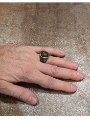 Bague en argent 1 Quartz fumé JIRA ST DIX SQTZ Rosa Maria Jewellery boutique Strasbourg bijoux concept store online ring