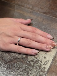 Bague anneau argent fin WAVE 3 Rosa Maria Jewellery boutique Strasbourg Concept store Bijoux ring shop online