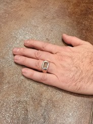 Bague argent Quartz Rutilé Vert NASILA DIX GRN RQTZ Rosa Maria Jewellery boutique Strasbourg concept store bijoux store