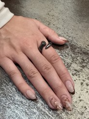 Bague argent Diamants noirs 41p PONNIE 2 TW ST DIA BLK Rosa Maria Jewellery boutique Strasbourg concept store bijoux 