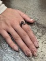 Bague argent Diamants noirs 41p PONNIE 2 TW ST DIA BLK Rosa Maria Jewellery boutique Strasbourg concept store bijoux 