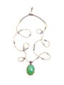 Collier Tibétain Stib Chrysoprase Sharing