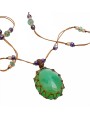 Collier Tibétain Stib Chrysoprase Sharing