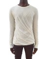  T-shirt double manches longues Naturel Ecru Rick Owens Homme RUO1E 5257 UC 21 Strasbourg Boutique Online Créateur Mode