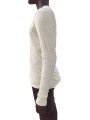  T-shirt double manches longues Naturel Ecru Rick Owens Homme RUO1E 5257 UC 21 Strasbourg Boutique Online Créateur Mode