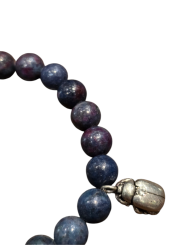 Bracelet Charm Milo Silver en Argent avec diamant-Perles de Kyanite Catherine Michiels MILO SS L-E boutique Strasbourg 