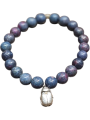 Bracelet Charm Milo Silver en Argent avec diamant-Perles de Kyanite Catherine Michiels MILO SS L-E boutique Strasbourg 