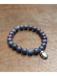 Bracelet Charm Milo Silver en Argent avec diamant-Perles de Kyanite Catherine Michiels MILO SS L-E boutique Strasbourg 