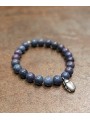 Bracelet Charm Milo Silver en Argent avec diamant-Perles de Kyanite Catherine Michiels MILO SS L-E boutique Strasbourg 