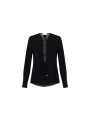 Tunique Noire decoleté lacets CA003 5469 110 Elisabetta Franchi