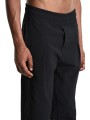 Pantalon taille élastique pince basse coton viscose Noir M1014 La Haine Inside Us Homme Boutique Strasbourg Online Mode 