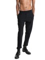 Pantalon taille élastique pince basse coton viscose Noir M1014 La Haine Inside Us Homme Boutique Strasbourg Online Mode 