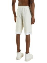 Bermuda écru double gaz de coton lin M1083 La Haine Inside Us Homme Boutique Strasbourg Online Mode Créateur 