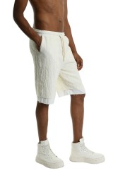 Bermuda écru double gaz de coton lin M1083 La Haine Inside Us Homme Boutique Strasbourg Online Mode Créateur 