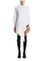 Chemise Popeline de coton asymétrique Blanc LW913 La Haine Inside Us Femme Boutique Online Strasbourg fashion avantgarde 