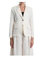 Veste tailleur écru floqué W5001 La Haine Inside Us Femme Boutique Online Strasbourg fashion avant garde mode