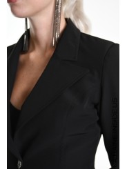 Veste tailleur Skinny Techno Stretch Noire 4B W5013 La Haine Inside Us Femme Boutique Strasbourg fashion avant garde mode