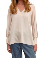 Tunique v soie Blanc Solid Silk Nos 1002 021 Ivi Collection Femme Boutique Strasbourg Mode woman fashion vêtement