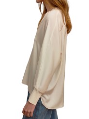 Tunique v soie Blanc Solid Silk Nos 1002 021 Ivi Collection Femme Boutique Strasbourg Mode woman fashion vêtement