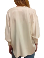 Tunique v soie Blanc Solid Silk Nos 1002 021 Ivi Collection Femme Boutique Strasbourg Mode woman fashion vêtement