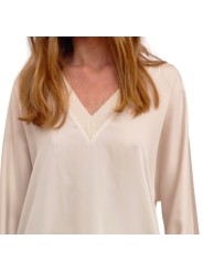 Tunique v soie Blanc Solid Silk Nos 1002 021 Ivi Collection Femme Boutique Strasbourg Mode woman fashion vêtement