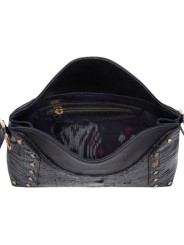 Sac Gaia python noir bijoux nacre 3826 Claris Virot Femme Strasbourg Boutique online bag woman fashion