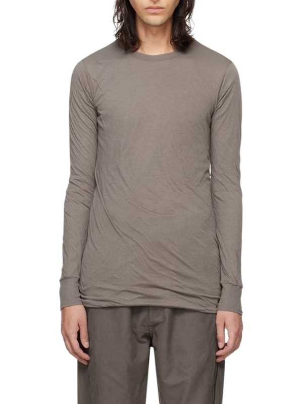 T-shirt double manches longues Dust Rick Owens Homme RU01E 5257 UC 34 Strasbourg Boutique Online Créateur Mode 