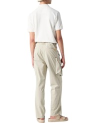 Pantalon cargo Edmund Gd toile légère beige Asparagus Parajumpers Homme PMPACL09 0342
