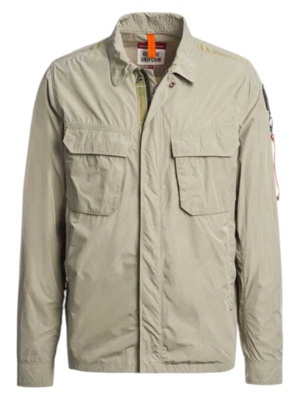 Veste Millard poches plaquées poitrine Silver Sage Parajumpers Homme PMSIRMO1 0327 Strasbourg Boutique Online Mode 