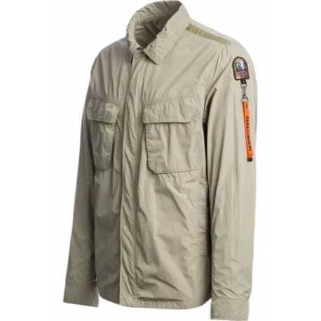 Veste Millard poches plaquées poitrine Silver Sage Parajumpers Homme PMSIRMO1 0327 Strasbourg Boutique Online Mode 
