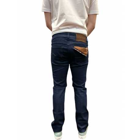 Jeans Nick Brut souple Jacron brun Jacob Cohen Homme QE006 055 P3582 R2 100D Strasbourg boutique online mode