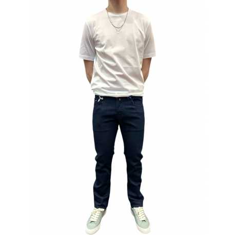 Jeans Nick Brut souple Jacron brun Jacob Cohen Homme QE006 055 P3582 R2 100D Strasbourg boutique online mode