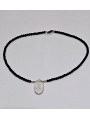 Collier Reverie Noire Agates perles Or 1 Quartz TFW24-44 Catherine Michiels bijoux jewellery