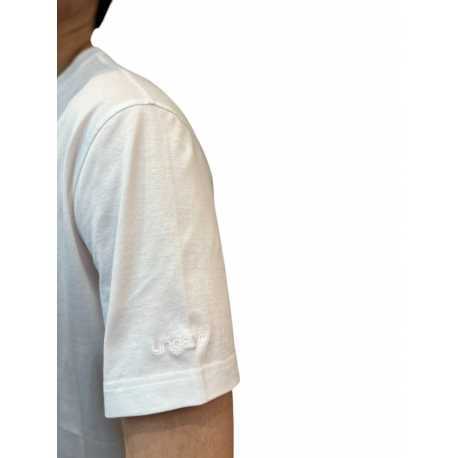 T-shirt mc fil d'écosse Blanc UO185 R5001 10 Ungaro homme Boutique Strasbourg Mode vêtement fashion store online