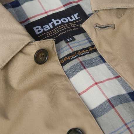 Trench beige Rokig Waterproof MWB0856 ST71 Barbour Homme shop mode Strasbourg vêtement coat
