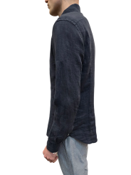 Chemise lin bleu marine CaTorino 9CA2260 LB160 006 Mason's boutique Strasbourg online vêtement mode