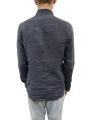 Chemise lin bleu marine CaTorino 9CA2260 LB160 006 Mason's boutique Strasbourg online vêtement mode
