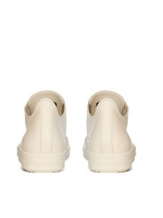 Baskets cuir lave Blanc Milk Low Sneaks RO01E 7891 LCO 1111 Rick Owens femme boutique Strasbourg sneaker avant garde