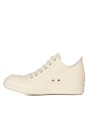 Baskets cuir lave Blanc Milk Low Sneaks RO01E 7891 LCO 1111 Rick Owens femme boutique Strasbourg sneaker avant garde