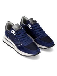 Baskets Tropez High navy spoiler argent TKLD W001 Philippe Model femme boutique Strasbourg online sneaker fashion confort